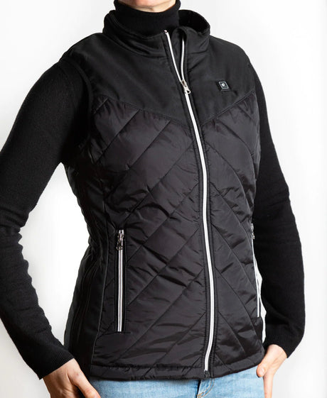 "WARM ME" Opvarmelig vest til Kvinder - Trådløs varme og stilfuld komfort, inkl powerbank - Seniorpleje - overtøj - OUTCHAIR - OUT-8001 - S/M - -