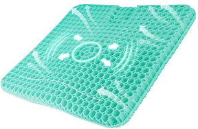 XL Gele siddepude til kørestol - Blød, støddæmpende & åndbar (46 x 43 x 3,5 cm) - Seniorpleje - Honningpude - Seniorpleje - SPL-Newm-01 - - -