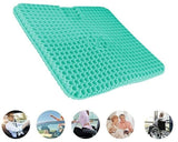 XL Gele siddepude til kørestol - Blød, støddæmpende & åndbar (46 x 43 x 3,5 cm) - Seniorpleje - Honningpude - Seniorpleje - SPL-Newm-01 - - -